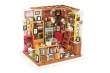 Lasercut Holzbausatz Standmodell Miniaturhaus Sam's Arbeitszimmer 221 Teile