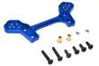 GPM Tuningteile Aluminium Dämpfersteher vorne in blau für Tamiya DT03