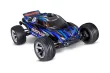 Traxxas Rustler 1/10 2WD Stadium-Truck in blau RTR Brushless HD