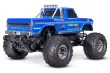 Traxxas BIGFOOT blau No.1 1/10 2WD Monster-Truck RTR Brushed mit HD Teilen (Heavy-Duty) mit Akku und 4A USB-C-Lader