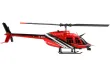 Amewi RC Heli Scale Hubschrauber Bell 206CP Jet Ranger 6-Kanal 6G RTF in rot schwarz