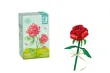 Sembo Klemmbausteine Blumen - Rose in Rot - 78 Teile