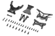 Losi Ersatzteile Dämpferbrücken Set mit Stoßstangen für Micro-B Buggy 1/24 und Micro-T Stadium Truck 1/28