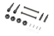 Losi Ersatzteile Antriebswellen, Achsen und Radmitnehmer für Micro-B Buggy 1/24 und Micro-T Stadium Truck 1/28
