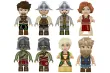 KiddiCraft Klemmbausteine Ritterburg - 1656 Teile