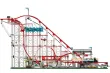 MouldKing Klemmbausteine KingLand Achterbahn Roller Coaster mit Motoren - 3646 Teile