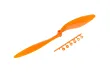 GWS 2Blatt Propeller 10x4,7 in orange