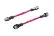 Traxxas Tuning Gewindestangen aus Aluminium in pink 59mm mit Kugelpfannen 2Stück für Ford Raptor, Fiesta, Rustler und Slash 1/10