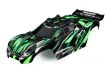Traxxas Tuning Karosserie Ultimate in grün für Rustler 1/10