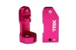 Traxxas Tuning Lenkhebelhalter 30° aus 6061-T6 Aluminium in pink für Bigfoot, Ford Raptor, Rustler, Slash und Stampede 1/10