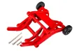Traxxas Tuning Wheelie-Bar in rot Montiert für Bandit, Bigfoot, Ford Raptor, Rustler, Slash und Stampede 1/10