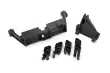 Traxxas Ersatzteile Servo-Halter 2-Gang mit T-Lock Kabelhalter für TRX-4 1/10