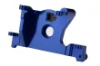 Traxxas Tuning Motor-Halter aus 6061-T6 Aluminium in blau für LCG-Chassis für Ford Fiesta, Rustler und Slash Ultimate 1/10