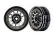 Traxxas Tuning Method Race 105 1,9 Felgen in schwarz-chrom 2Stück (benötigt TRX8168) für TRX-4 1/10