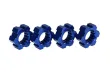 Traxxas Tuning Radmitnehmer aus Aluminium in blau 4Stück für X-Maxx 1/7 und Funco 1/6