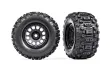 Traxxas Tuning Sledgehammer Reifen auf XRT Felgen in schwarz 2Stück für X-Maxx 1/7