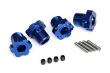 Traxxas Zubehör Radmitnehmer aus Aluminium in blau 17mm für MAXX 1/10