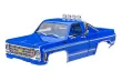 Traxxas Tuning Karosserie High Trail Chevy K10 in blau Komplett für TRX-4M 1/18