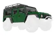 Traxxas Tuning Karosserie Defender in grün mit Anbauteilen für TRX-4M 1/18
