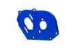 Traxxas Ersatzteile Magnum 272R Motorplatte aus 6061-T6 Aluminium 3,2mm in blau für Bandit, Rustler, Slash und Stampede VXL 1/10