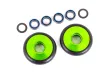 Traxxas Tuning Komplettrad Wheelie-Bar aus 6061-T6 Aluminium in grün 2Stück für Bandit, Bigfoot, Ford, Rustler, Slash und Stampede 1/10
