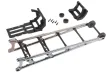 Traxxas Tuning Wheelie-Bar in schwarz-chrom montiert mit Halter für Bandit, Bigfoot, Rustler, Slash und Stampede 1/10