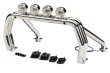 Traxxas Ersatzteile Überrollbügel in chrom mit LED Licht (für TRX9212) für TRX-4 1/10 für K10 und F150