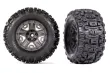 Traxxas Tuning Sledgehammer Reifen auf 2,8 Felgen in grau 2Stück für Rustler und Stampede 1/10