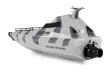 Amewi RC Boot Black Turbo Militärboot mit Jetantrieb 420mm RTR in camouflage-grau