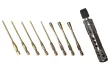 Werkzeugset Titannitrid Innensechskantdreher 8in1 mit Bit´s 0,05" 1,3mm, 1,5mm 2,0mm, Kreuz und Nuss