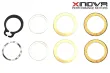 Xnova Ersatzteil C-Clip, Washer/Scheiben und Spring/Scheiben gewellt Set für Brushless Motoren mit 8mm Welle