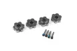 Traxxas Tuning Radmitnehmer aus Aluminium in grau 4Stück für MAXX 1/10