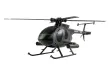 Amewi RC Heli Scale Hubschrauber Hughes MD500 Helikopter im Militär Design 4-Kanal 6G RTF Set