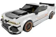 MouldKing Klemmbausteine Sportwagen Camaro - 420 Teile mit stapelbarer Displaybox/Sammelbox 19,5x9,5x8,5cm