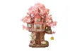 Lasercut Holzbausatz Sakura Kirschblüten Baumhaus - 535 Teile