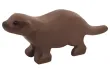 Klemmbausteine Tier Fischotter in braun