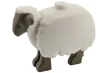 Klemmbausteine Tier Schaf in weiß mit dunklem hautfarbenem Gesicht und Beinen