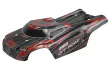 Amewi Ersatzteile Truggy Karosserie in Schwarz Rot für MJX Hyper GO Truggy 1:16