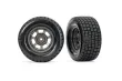 Traxxas Tuning Hossier Reifen auf Felgen in Graphit Grau 2Stück vorne für Slash 2WD 1/10