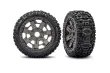 Traxxas Ersatzteile Sledgehammer Reifen Belted auf 3.0 Felgen in Grau 2Stück für Jato 1/8