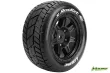 Louise Reifen X-Rocket MFT-Reifen soft auf Felge in schwarz 24mm 2Stück für Traxxas X-MAXX 1/7
