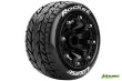 Louise Reifen ST-Rocket soft auf 2,2 Felge in schwarz 12mm 2Stück für Traxxas E-Revo 1/16