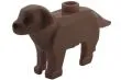 Klemmbausteine Tier Hundewelpe in braun