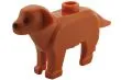 Klemmbausteine Tier Hundewelpe in hellbraun