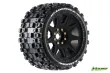 Louise Reifen MT-Uphill MFT soft auf Felge in schwarz 17mm 2Stück für Traxxas MAXX 1/10 und Sledge 1/8