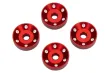 Traxxas Tuning Pro Scale Felgen Scheiben aus Aluminium in Rot 4Stück für Maxx-Slash 1/8