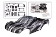 Traxxas Tuning Karosserie ProGraphix mit Aufkleber (benötigt Hintergrundlackierung) für Maxx-Slash 1/8
