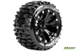 Louise Reifen ST-Pioneer soft auf 2,8 Felge in schwarz 12mm 2Stück für Traxxas Rustler 1/10