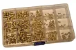 Einpressmuttern aus Messing Gewindeeinsätze mit Innengewinde Set mit 350Stück M2, M2,5, M3, M4, M5