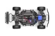 Traxxas Mini-Slash BL-2S 4x4 gelb 1/16 Short Course RTR Brushless, HD-Teile, mit Akku und Lader
